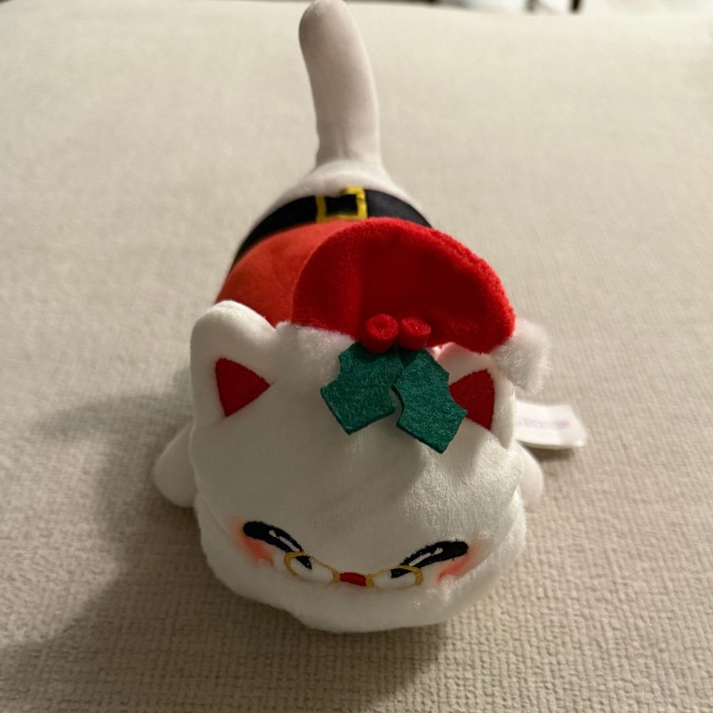 Aphmau MeeMeows Christmas Santa Cat 6" Plush Holiday Limited Edition